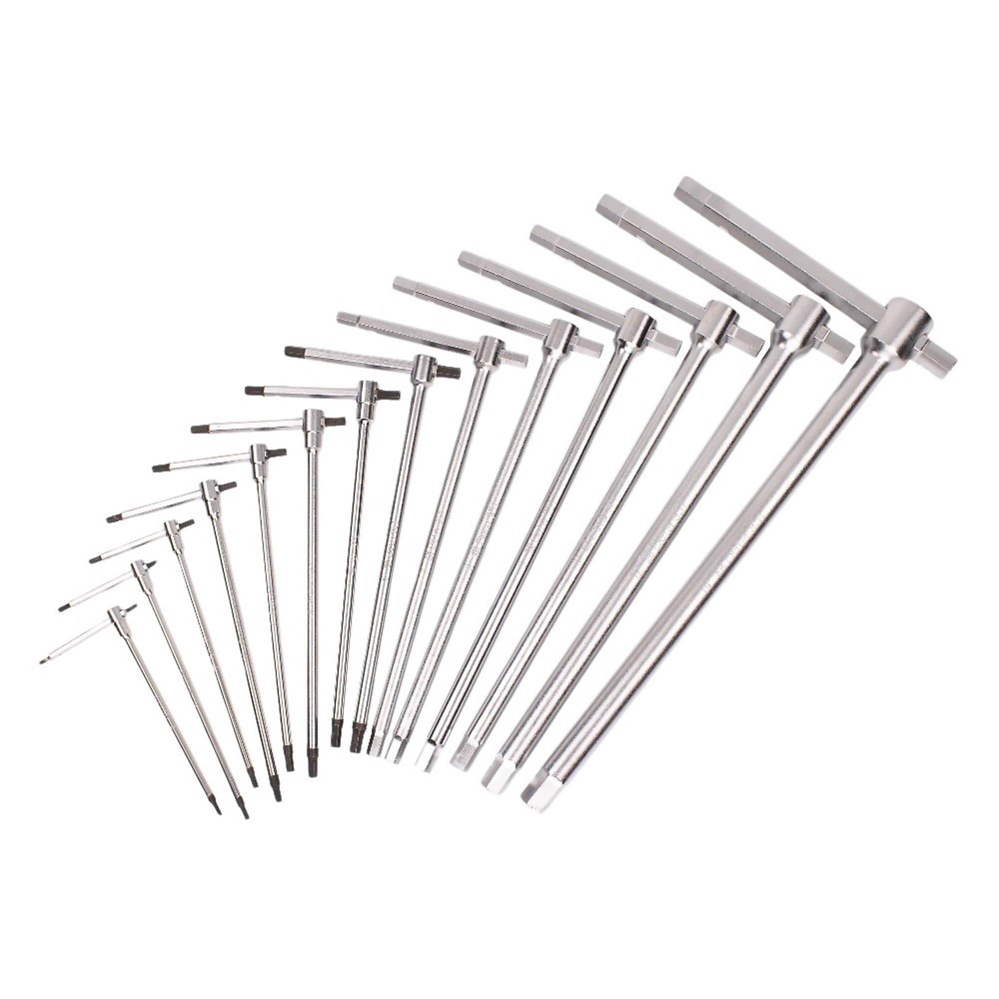 Beta, Sliding T-Handle Hex Keys 2mm - 14 mm, Pieces (qty.) 14 Model# 951/S14